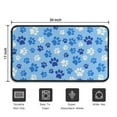 thumbnail image 5 of Blue Dog Paw Footprint Door Rugs,Washable Non Slip Door Mats Indoor,Decorative Door Mats,Entry Mat Indoor for Entrance,Bedroom,Kitchen,Bathroom,30"x17", 5 of 6