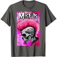 thumbnail image 1 of T-Shirt Art Fan Crâne Rose Mode Chemise Mode Homme Manches Courtes, 1 of 2