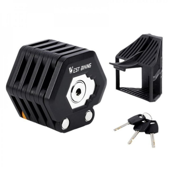 Foldable Bicycle Lock Road MTB Bike Hamburg Lock High Security Anti-Theft Scooter Electric E-Bike Cycling Chain Lock