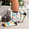 thumbnail image 7 of KLL Doodle Cars Print Cool Socks Men's Women's Crew Socks Funny Crazy Novelty Stockings, 7 of 7