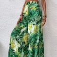 thumbnail image 5 of Fashionable Chiffon Floral Wide-leg Pants For Women, 5 of 6