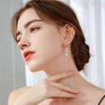 thumbnail image 4 of YYKihy Indulge In The Of Our Trendy And Versatile Small Pearl Stud Earrings With Silver Needles An Must Have Jewelry Piece. These Earrings Blend Contemporary Fashion With Timeless Eleganc, 4 of 9