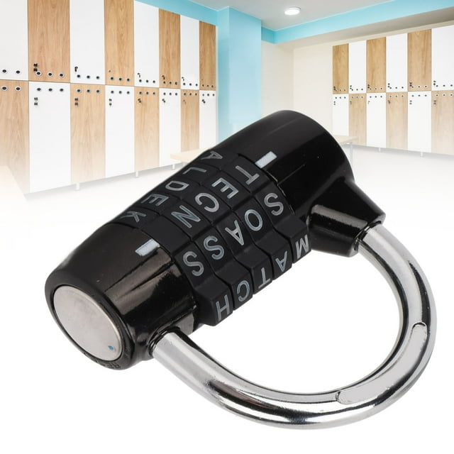 Bloque de combinación de 5 letras, Lockers de Aleación de Zinc Landlock Sturdy Security Security Antitheft para Caja de Herramientas para Gimnasio