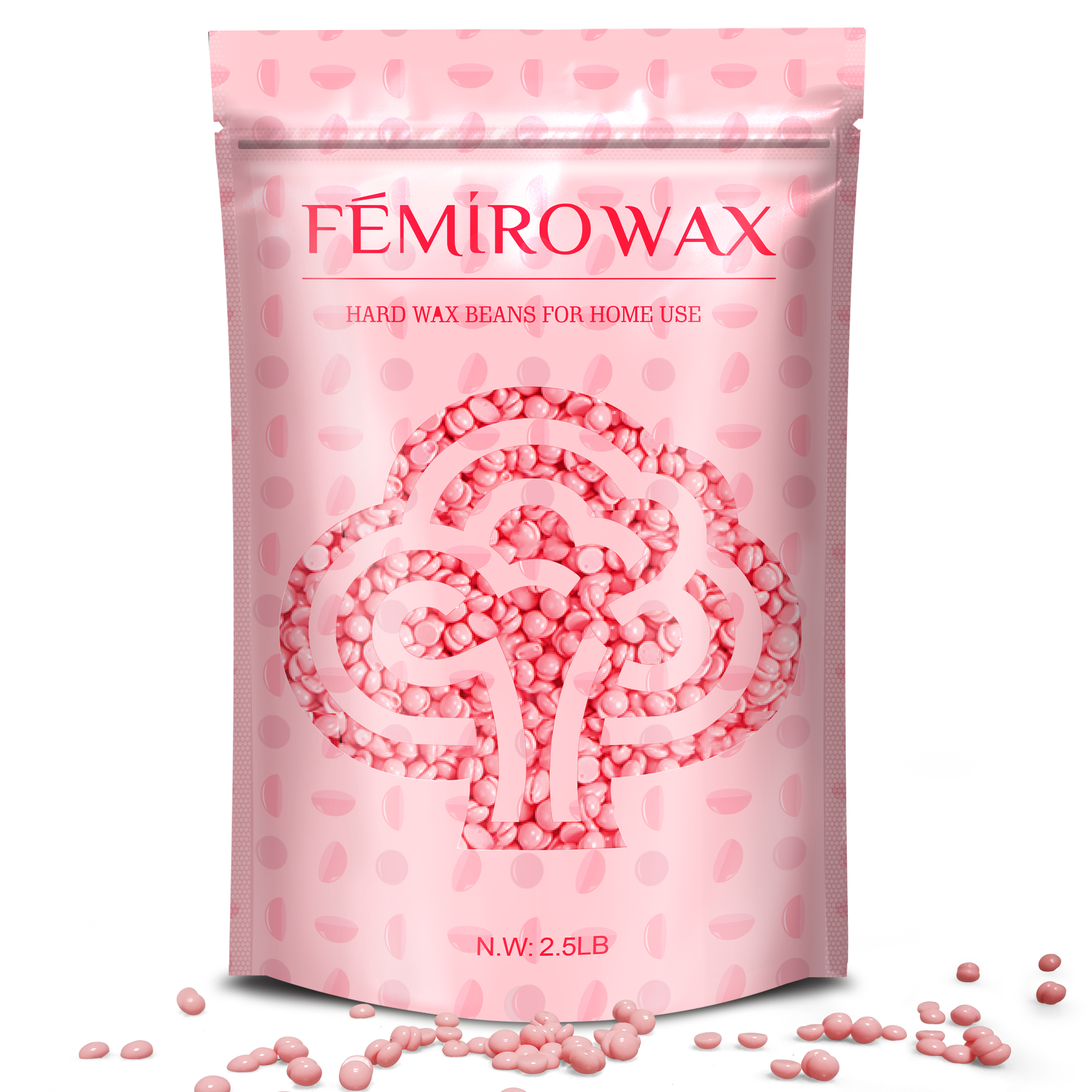 Hard Wax Beans 2.5lb, Femiro Wax Beads for Hair Removal Kit (Coarse