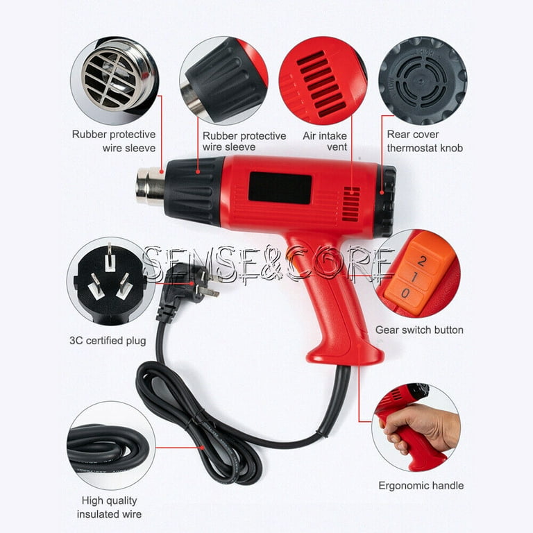 Electric Power Hot Air Heat Gun Heatgun Paint Stripper Stripping Removal  Tool 