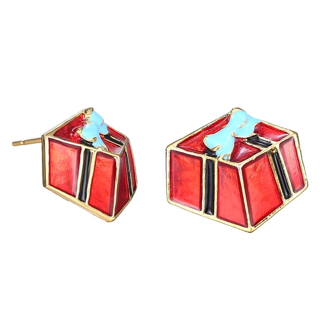 Pendientes de Navidad de dibujos animados de moda para mujer Pendientes de campana de Santa Wmkox8yi sjalhkljlk4526
