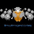 thumbnail image 3 of CafePress - Woolly Moo In Sheeps Clothin - Women's Dark Pajamas, 3 of 4