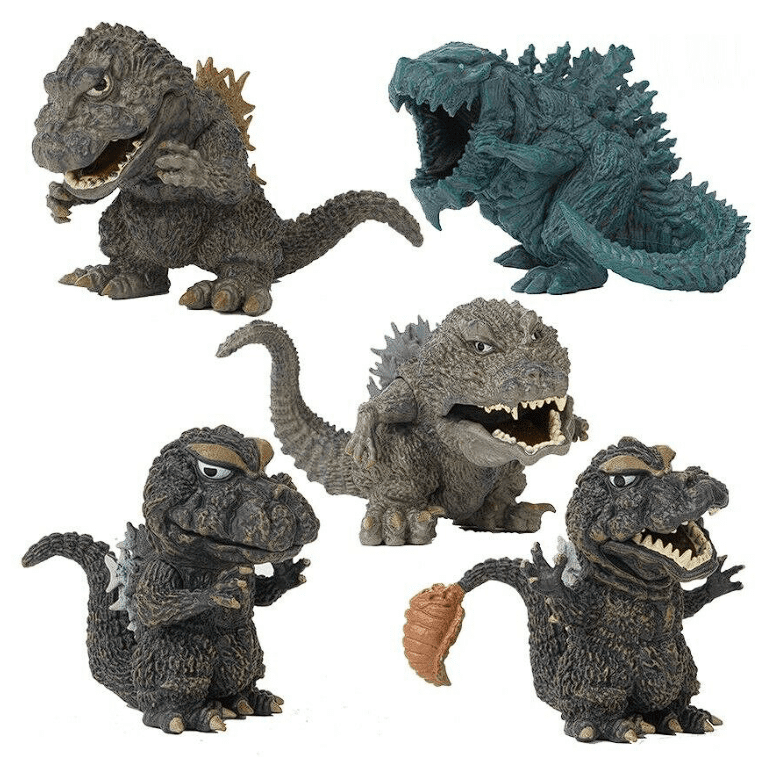 5 Pcs Godzilla Movie King Of The Monster Action Figures Set Party Toys 