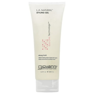Giovanni L.A. Hold Natural Styling Gel, Strong and Firm Hold, No Parabens, No Sulfates 6.8 oz