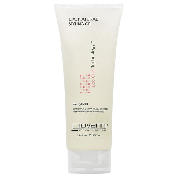 Giovanni L.A. Hold Natural Styling Gel, Strong and Firm Hold, No Parabens, No Sulfates 6.8 oz