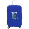 thumbnail image 1 of Housse de Valise Lavable Housse de Protection Anti-Rayures Housse Adaptée pour Motif Imprimé Lettre Poisson Convient 18-32 Pouces 8fish Lettre E TG, 1 of 6