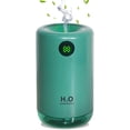 thumbnail image 1 of Portable Cool Mini Humidifier, 500ml Personal Desktop Humidifier,2000mAh Battery With Digital Display, Night-Light Cool Mist Humidifier for Bedroom,Office，Travel(Mute, 2 Mist Modes), 1 of 6