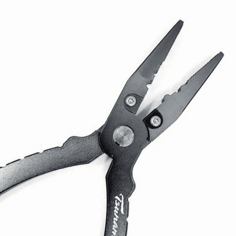 Tsunami Fishing Pliers, 6.5-Inch, Anodized Aluminum, Replaceable
