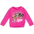 thumbnail image 4 of L.O.L. Surprise! Little Girls Pullover Fleece Sweatshirt and Leggings Outfit Set, 4 of 5