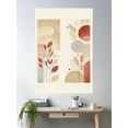thumbnail image 2 of Pastel Fall Colors Tranquil Art Print Poster Wall Art, Modern Wall Decor For Living Room Bedroom, 8x12 UNFRAMED, 2 of 3
