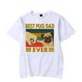 thumbnail image 1 of Camiseta para hombre, el mejor papá Pug de la historia, camiseta casual para hombre y mujer, camiseta de cuello redondo para hombre, camiseta clásica de alta calidad, camisetas para hombre, 1 of 7
