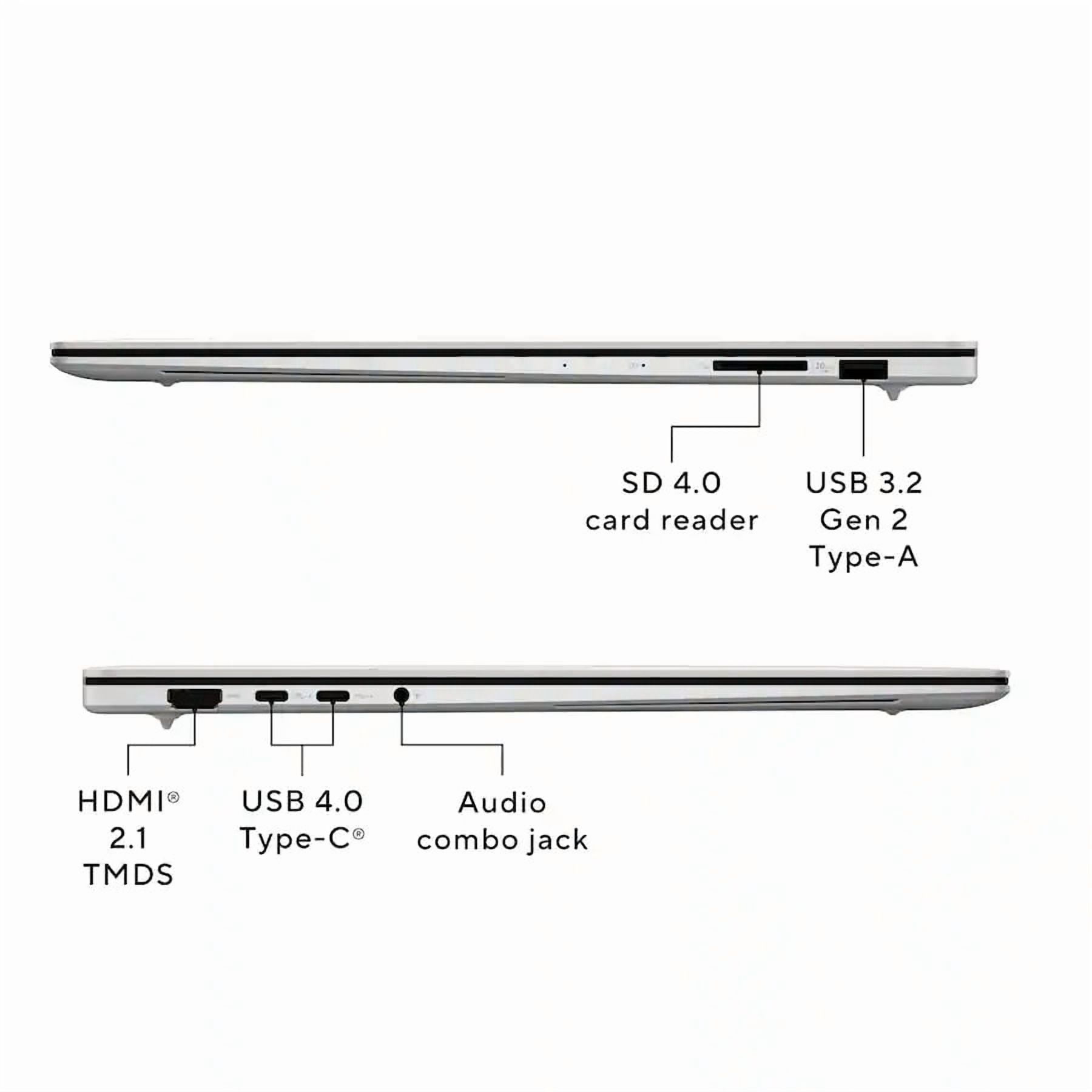 ASUS - Zenbook S 16 16” 3K OLED Touch Screen Laptop, AMD Ryzen AI 9 365 - 24GB Memory - 1TB SSD - Scandinavian White
