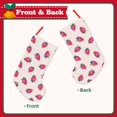 thumbnail image 2 of KLL Hand Drawn Strawberry for 18" Christmas Stocking Snowman Xmas Stocking Holiday Christmas Decoration Gifts for Family Kids, 2 of 8