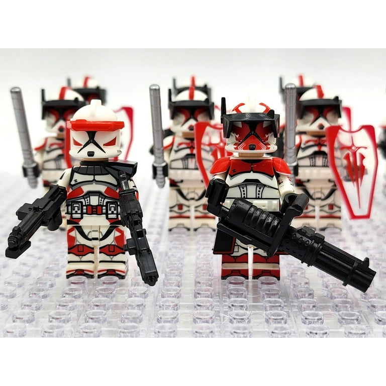 Star Wars Toy Set Phase 1 Coruscant Guards Clone Trooper Riot Squad 14pcs Minifigures Walmart
