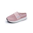thumbnail image 1 of Woobling Chaussures Décontractées pour Femmes à Enfiler Ballerines Bout Rond Pantoufles Antidérapantes Mules Sabots de Travail Rose 7.5, 1 of 6