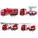 thumbnail image 2 of Niños Niños Tire hacia atrás Aleación ABS Camión de bomberos Modelo de vehículo de juguete Cumpleaños Regalo de vacaciones Methold WJ3113-01B, 2 of 7