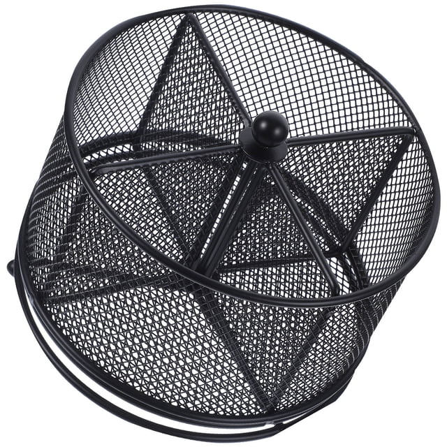 unbranded Organizador De Cubiertos Metálico Negro Con Cuatro Divisiones Para Cucharas Tenedores Y Cuchillos