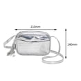thumbnail image 2 of CNKOO AAOMASSR Tassel Commute Bag Fashion Small Square Bag Simple Portable for Weekend Vacation, 2 of 9