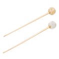 thumbnail image 1 of 2 Pcs Épingle à Cheveux Simple Baguette Boule en Résine Accessoire Cheveux Fille, 1 of 4