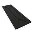 thumbnail image 6 of Ekena Millwork 12"W x 28"H True Fit PVC San Carlos Mission Style Fixed Mount Shutters, Black (Per Pair - Hardware Not Included), 6 of 9