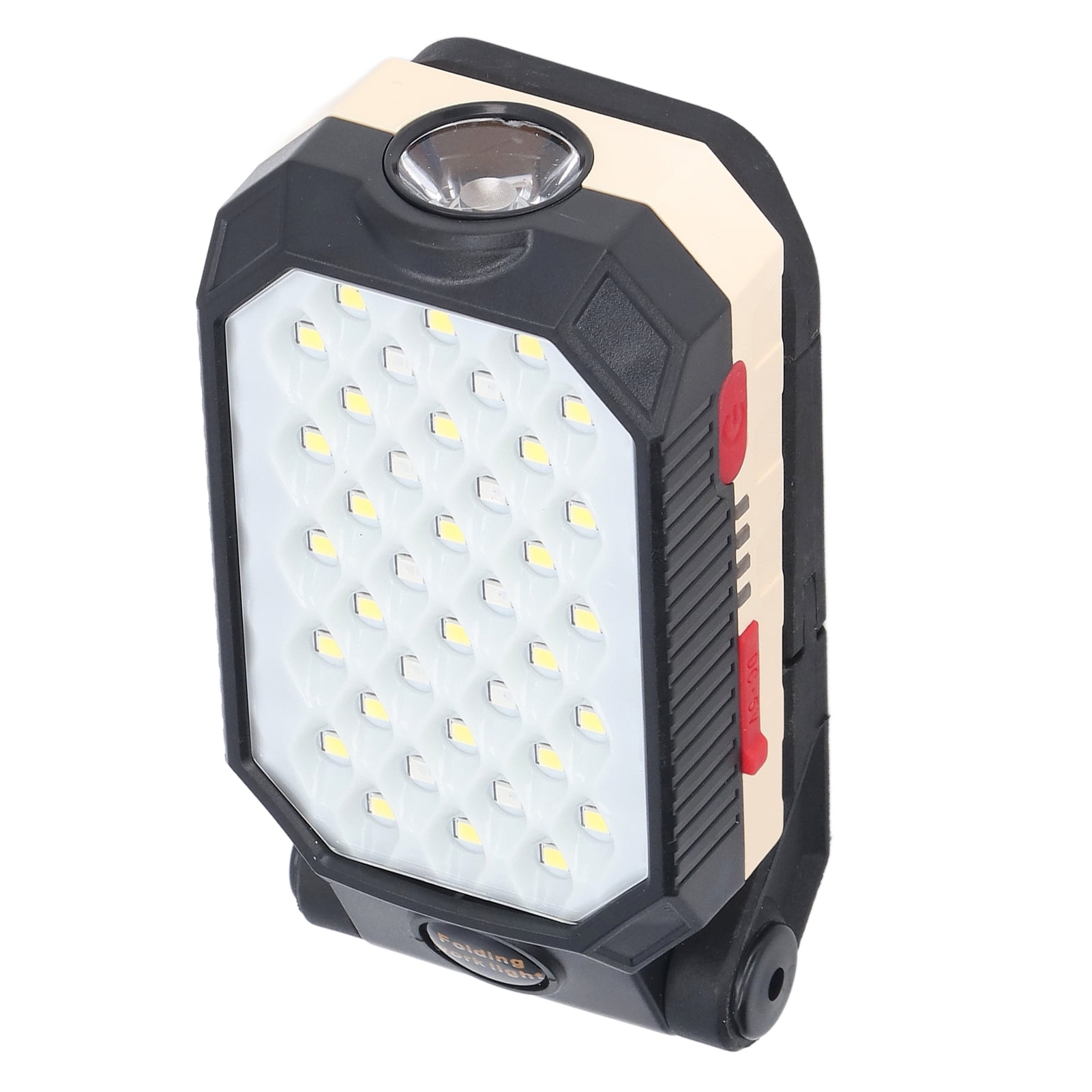 NFTIGB Rechargeable LED Flashlight COB Magnetic Work Light Adjustable Magnet Camping Lantern Portable Emergency Lamp with USB Cable Built-in 4400mAh Battery 4.7 inches / 12 cm Black
