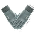 thumbnail image 3 of Women's Winter Thermal Gloves Fleece Lined Windproof Cold Weather Outdoor Sports Gloves for Skiing Hiking Cycling Running, 3 of 3