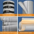 thumbnail image 3 of Portable Air Conditioners Insulated Hose Cover Wrap, Portable AC Hose Insulation Sleeve, Fit 5" & 5.9" Diameter Exhaust Hose, Easy Installation with 3*Adjustable Buckle Straps Home Improvement, 3 of 7