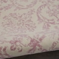thumbnail image 5 of Nourison Bliss Vintage Farmhouse Ivory/Pink 5'3" x Round Area Rug, (5' Round), 5 of 6