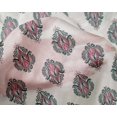 thumbnail image 4 of oneOone Silk Tabby Fabric Leaves Block Fabric Prints By Yard 42 Inch Wide, 4 of 4