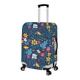 thumbnail image 2 of HELLHERO Polyester Spandex Luggage Protective Sleeve for Travel Anti Abrasion Anti-stain Anti-dust, Flower, 2 of 7