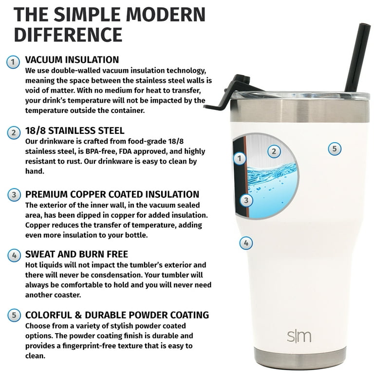 Simple Modern Officially Licensed Tumbler Two-Pack 30oz, Home and Away  2-Pack