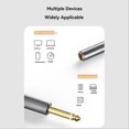 thumbnail image 3 of 3.5mm to Dual 6.5mm Cable Adapter Male 6.5 Jack to Stereo 3.5 Audio A, 3 of 5
