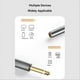 thumbnail image 3 of 3.5mm to Dual 6.5mm Cable Adapter Male 6.5 Jack to Stereo 3.5 Audio B, 3 of 5