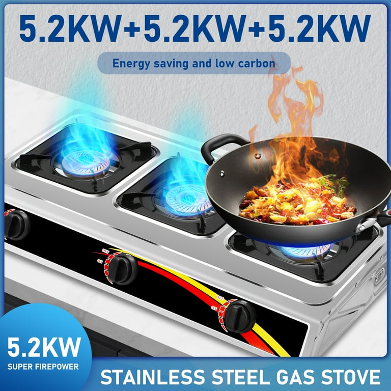 Non-Stick 2 Burner Table Cooking Gas Stove - China Gas Cooker and Cast Iron  Burner price