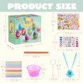 thumbnail image 3 of Joyfy 20Pcs Easter Egg Dye Kit,DIY Easter Egg Decorating Craft Kit with Egg Tray, Egg Stands, Easter Stickers for Kids, Easter Egg Coloring, Home School Class Egg Crafts, 3 of 8