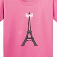thumbnail image 4 of Inktastic Paris Lover Eiffel Tower Youth T-Shirt, 4 of 5