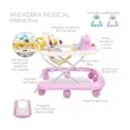 thumbnail image 2 of Andadera Musical de Bebé Interactiva Plegable Portátil, ROSA, 2 of 4