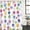 Multi, variant on Boho Polka Dots Shower Curtain Set - Small 36" x 72" Washable Bathtub Curtain with 12 Hooks, Ombre Purple Blue Pink Green Watercolor Waterproof Fabric Stall Shower Curtains for Bathroom Décor
