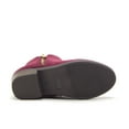 thumbnail image 6 of Jazamé Girls' Ankle High Zipped Suede Round Toe Dress Boots, Wine, 10, 6 of 6