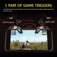 thumbnail image 1 of Botón de disparo del juego del teléfono 2x Juego de teléfono móvil Botón de disparo L1 R1 Shooter Trigger para iPhone Xiaomi Huawei JShteea Nuevo, 1 of 8