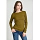 thumbnail image 1 of Blusa basica de manga larga /Juvenil, 0240 (Olivo) verde oscuro M, 1 of 4