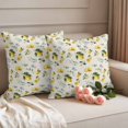 thumbnail image 3 of Outdoor Waterproof Pillow Covers Country Lemon Flower Leaf Decorative Throw Pillow Protectors,Pillowcase Cushion Cases for Patio Sofa Garden Couch,16x16in,Pack of 2, 3 of 14