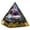 Black, variant on Deago Amethyst Orgone Pyramid Healing Crystal Kit with Reiki Obsidian Chip Stones EMF Protection Meditation Yoga Energy Generator