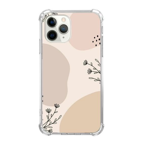Aesthetic Plant Case Compatible with iPhone 11 Pro Max,Unique Art Design TPU Bumper Cover Case