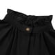 thumbnail image 5 of Camisa de manga larga con cuello alto para niñas, de color liso, versátil, con encaje plisado, para desplazamientos diarios, para niñas, top de manga larga con cuello alto, top de poliéster para niños, 5 of 6
